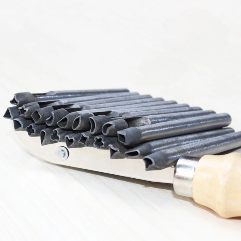 Leatherwork Machine - 20pcs 5mm Iron Irregular Flower Punch