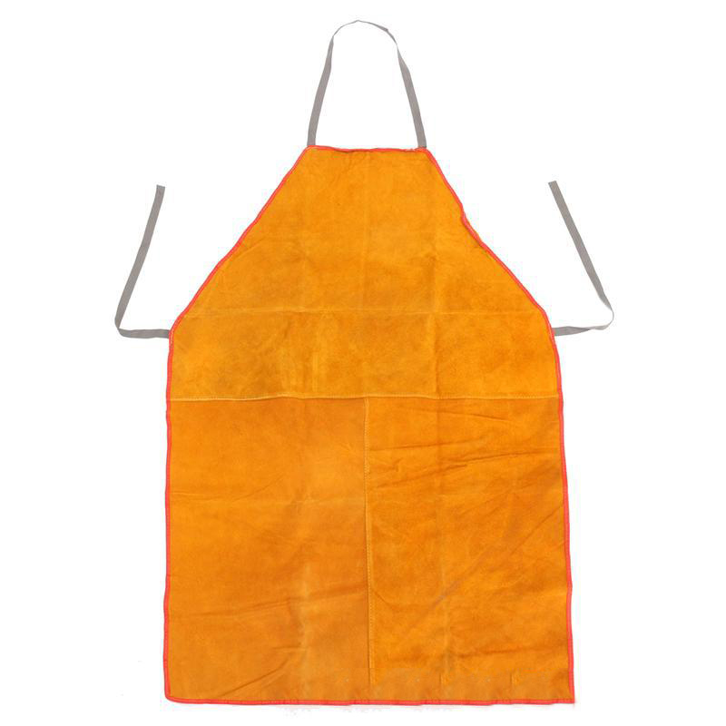 Leather Work Factory - 2027Cowhide Leather Work Clothing Apron Flame