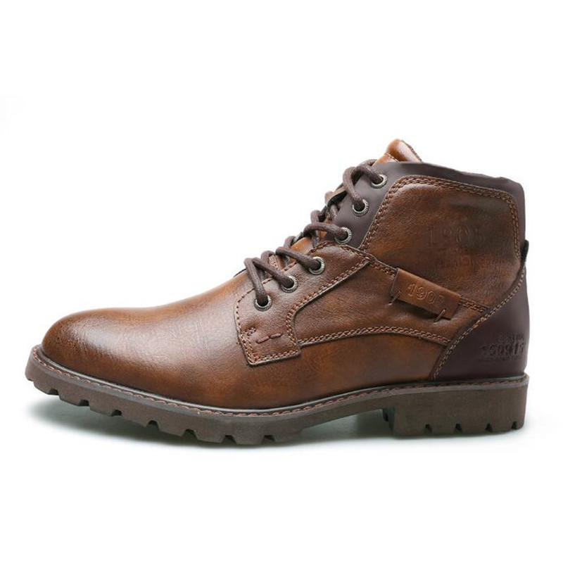 Leather Work Fabric - 2026 Leather Men Ankle Boots Plus