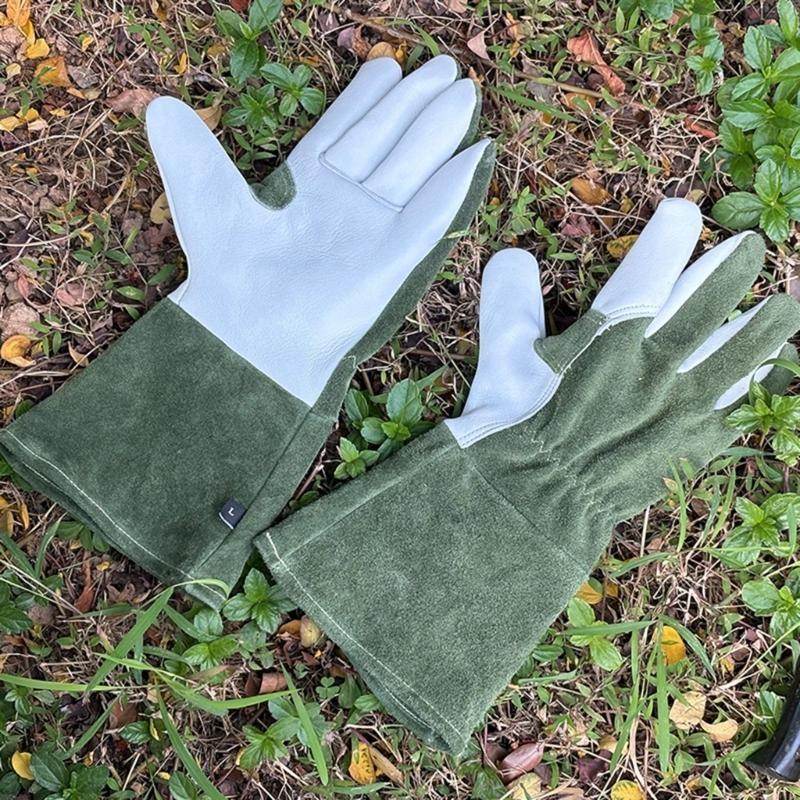 Leatherwork Repairs - Leather Work Gloves for Gardening Construction