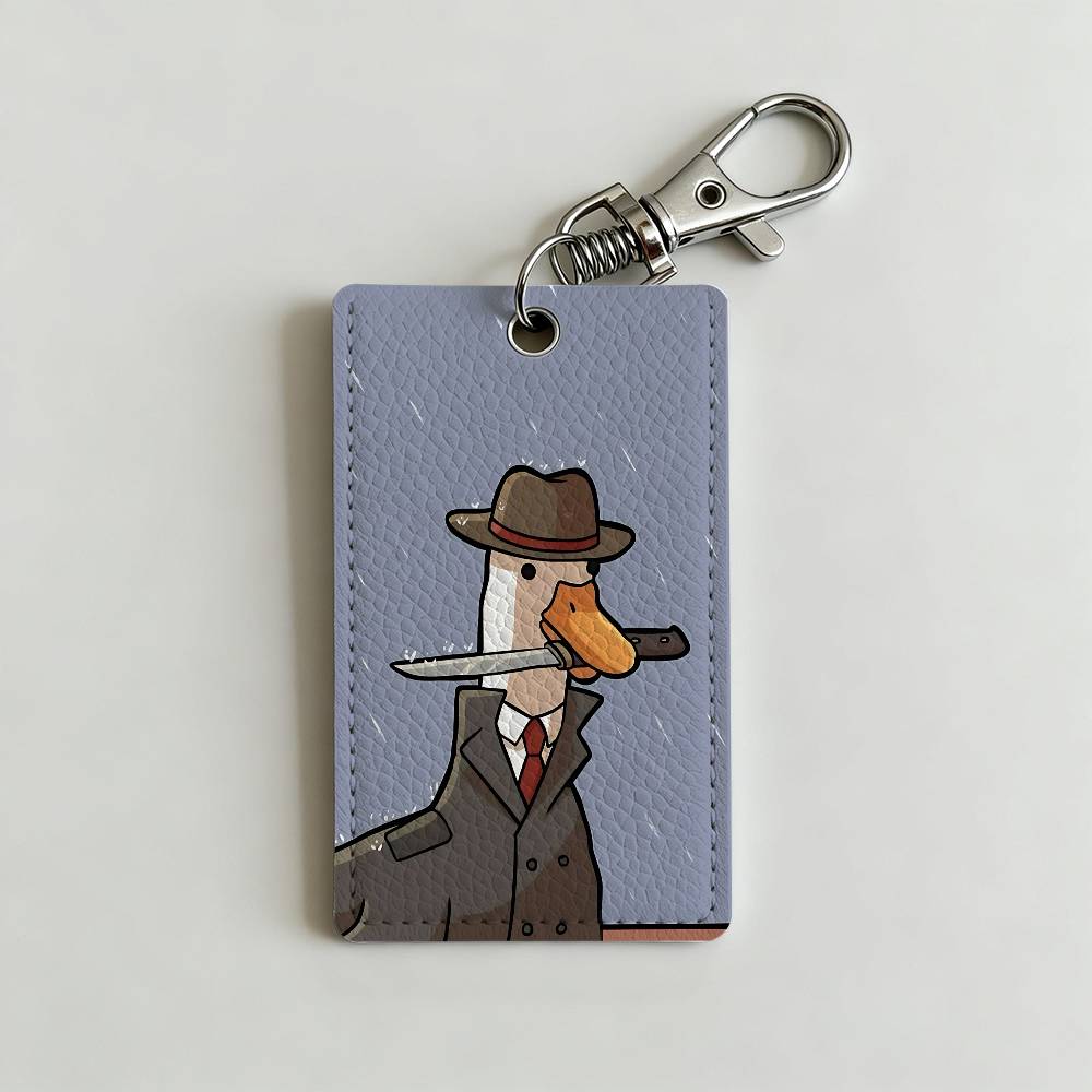 Cartoon Cute Goose Duck Badge  - Leather Work Is review and price