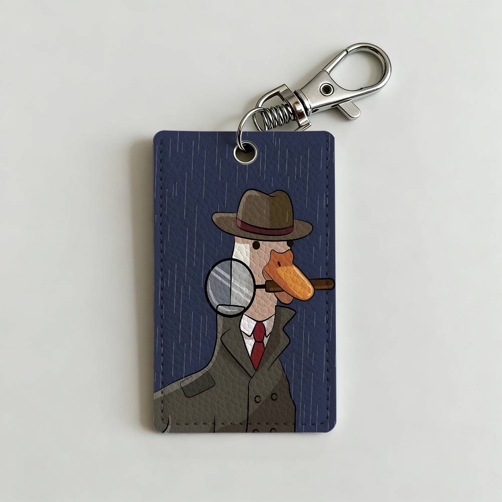 Cartoon Cute Goose Duck Badge  - Leather Work Is review and price