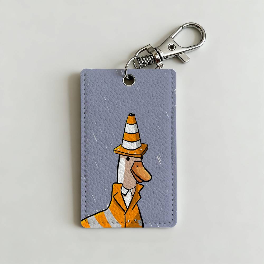 Cartoon Cute Goose Duck Badge  - Leather Work Is review and price