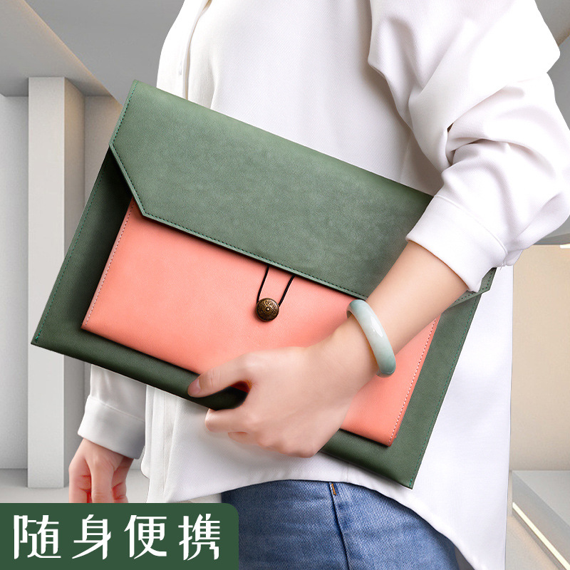 Leather File Bag A4 Paper File - Leather Work Folder review and price