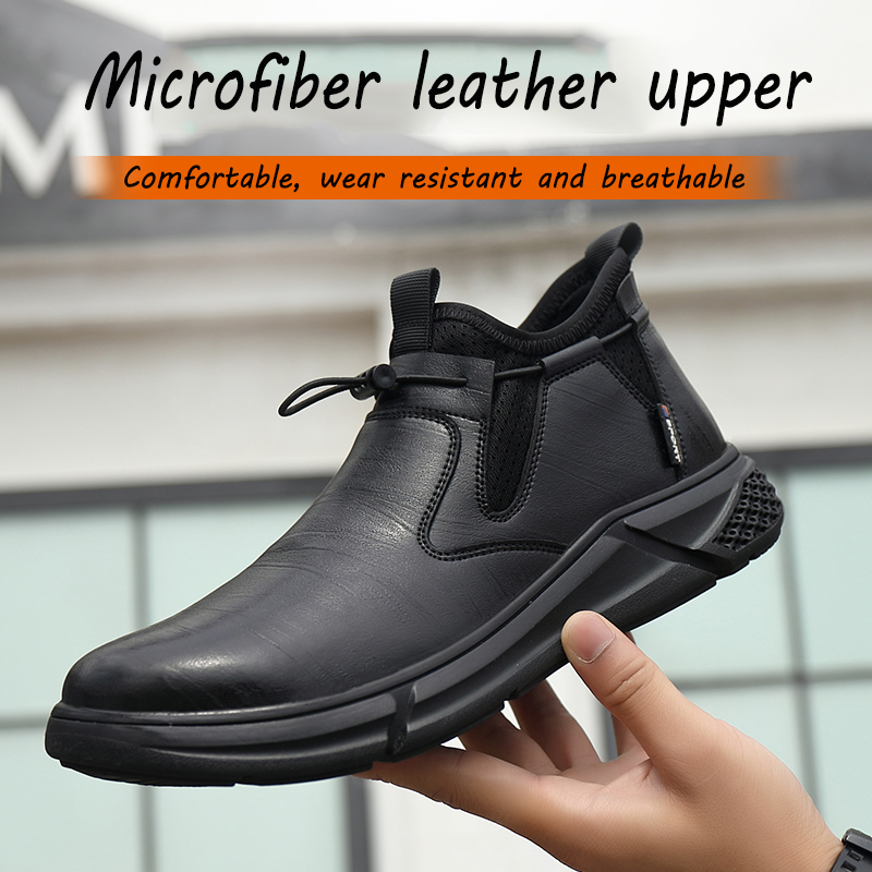Men Safety Shoes Anti-Smash St - Leather Work Fabric review and price