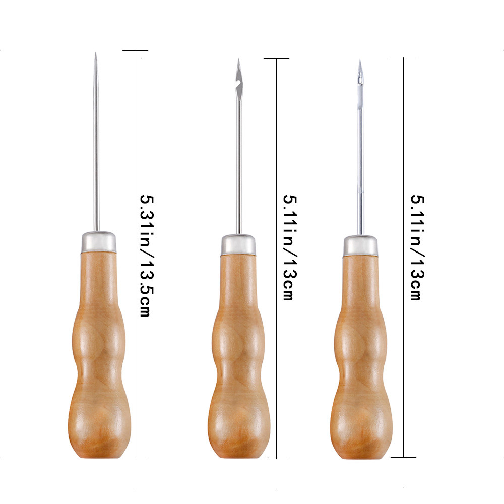 Leather Awl Wood Handle Awls S - Leatherwork Repairs review and price