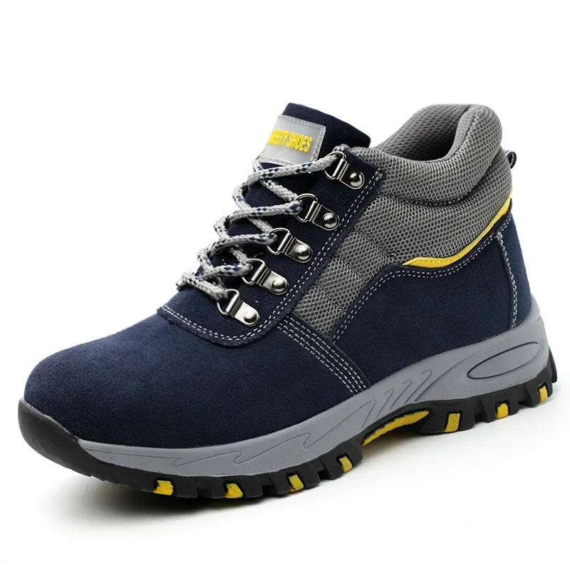 High Quality Men Safety Boots  - Leather Work Fabric review and price