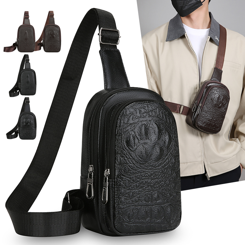 Versatile PU Leather Chest Bag - Leatherwork Essentials review and price