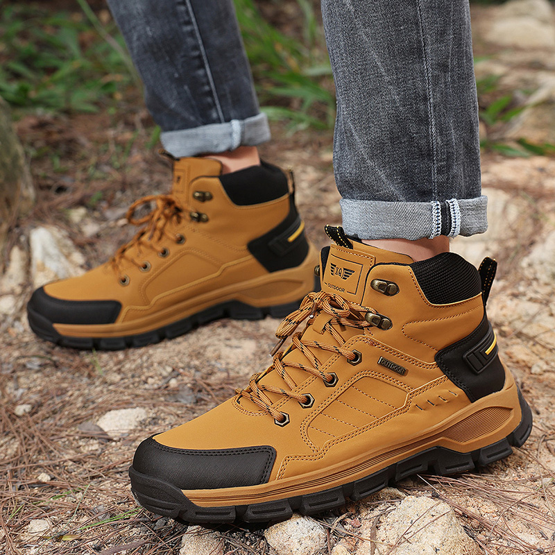 New Autumn Men's Boots Fashion - Leather Work Fabric review and price