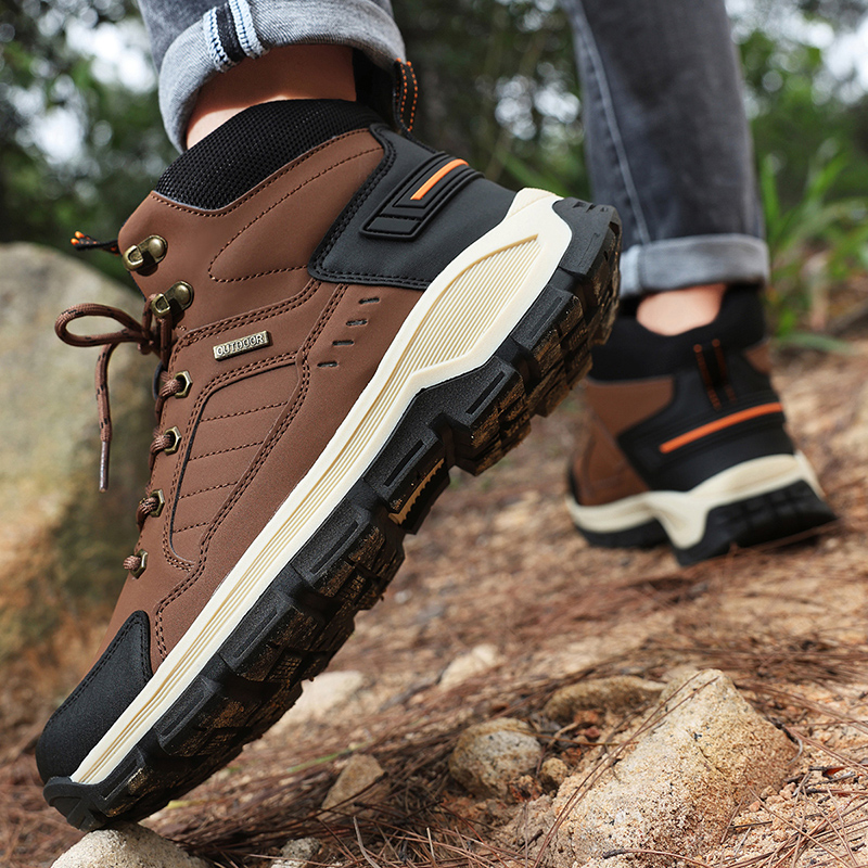 New Autumn Men's Boots Fashion - Leather Work Fabric review and price