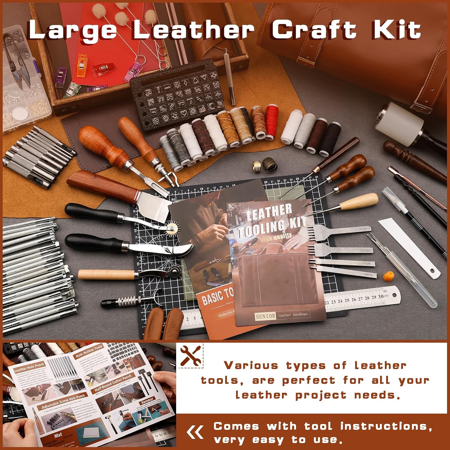 Leather Tooling Kit Leather Cr - Leather Work Is review and price