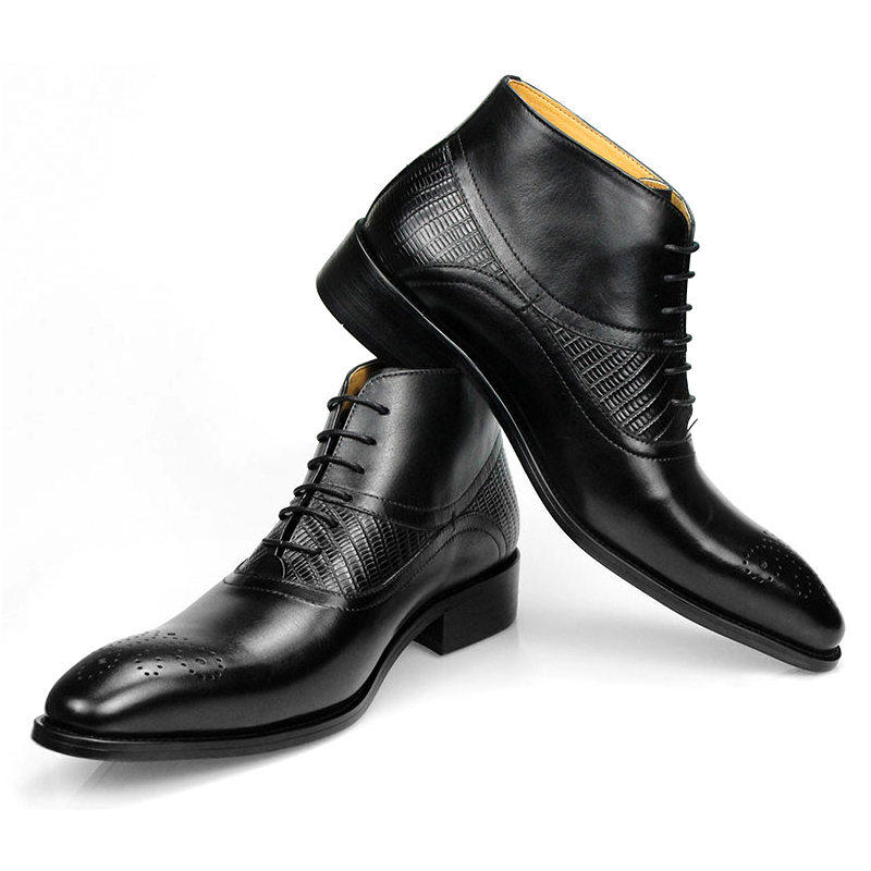 Genuine Leather Shoes Men's Bo - Leather Work Factory review and price