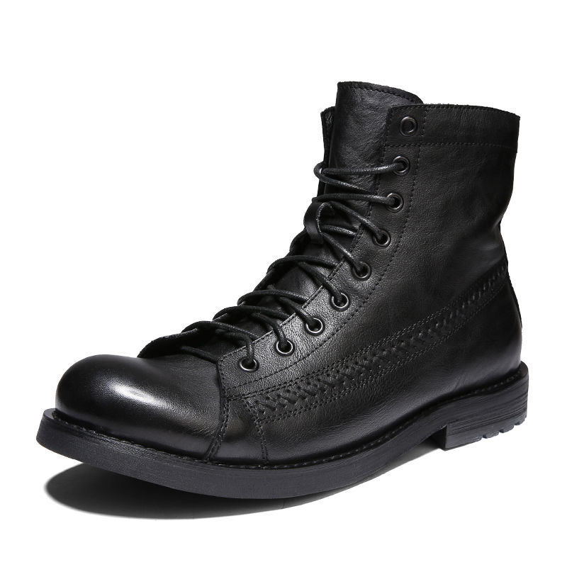 2026 Mens Ankle Boots Classic  - Leather Work Fabric review and price