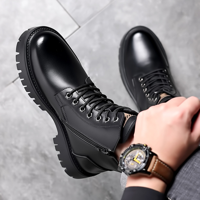 Men Classic Genuine Leather Bo - Leather Work Fabric review and price