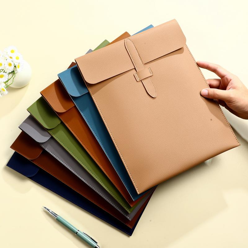 A4 Scratch Resistant Thick Lea - Leather Work Folder review and price