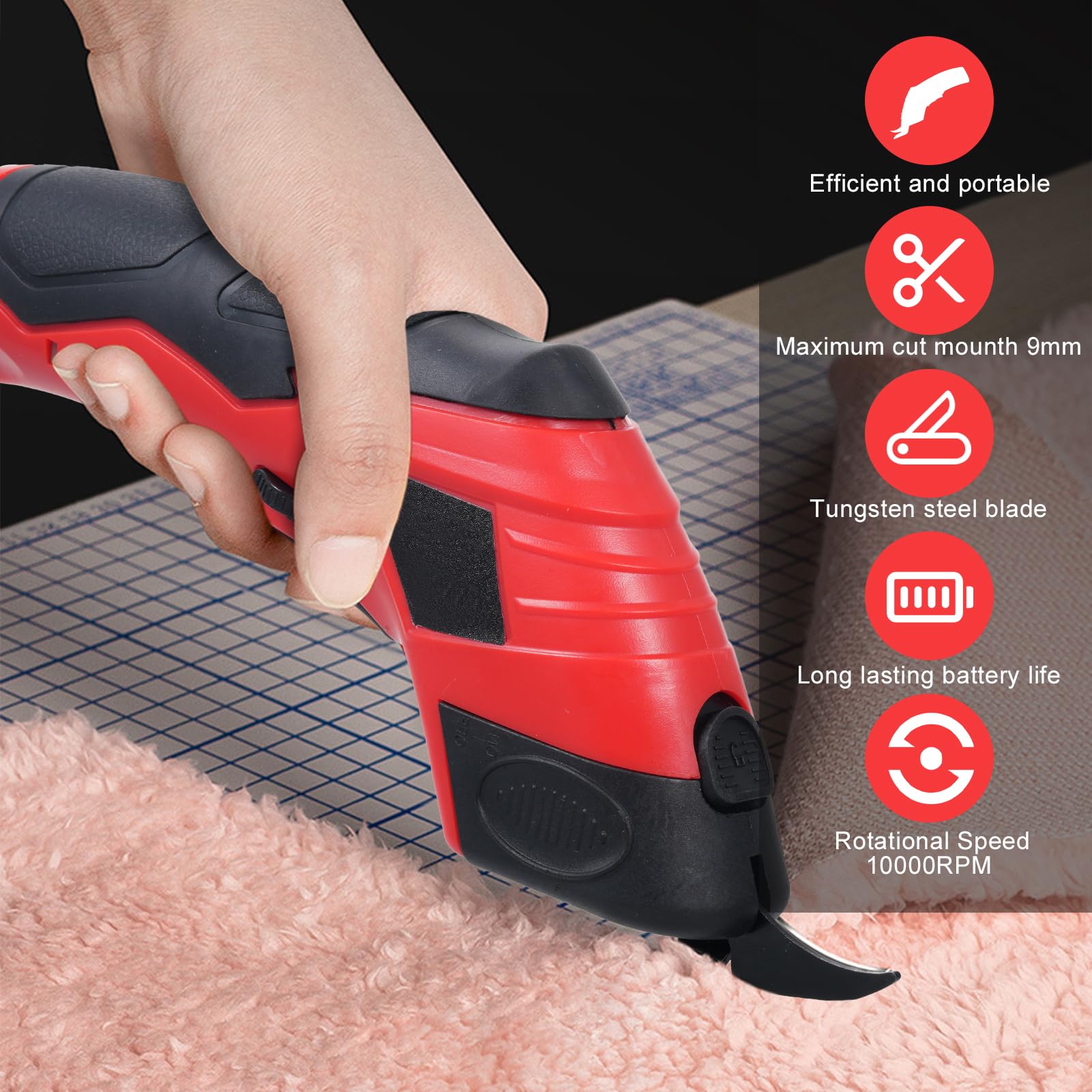 Cordless Electric Scissors Cut - Leatherwork Machine review and price