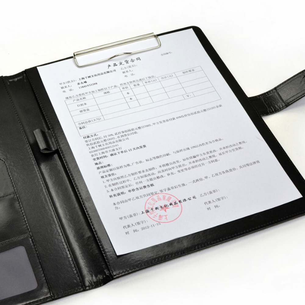 A4 Conference Folder Business  - Leather Work Folder review and price