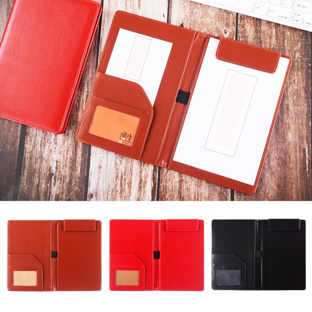 PU Leather A5 File Folder Card - Leather Work Folder review and price