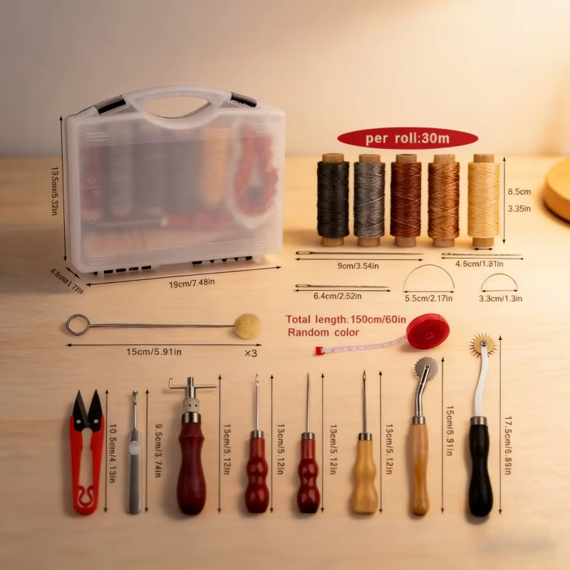 Leather Craft Tool Kit Leather - Leatherwork Repairs review and price