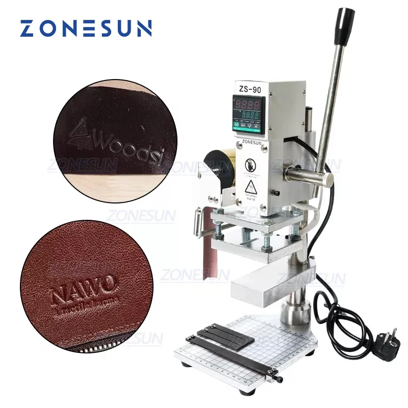 ZONESUN Two Work Plate Manual  - Leatherwork Machine review and price
