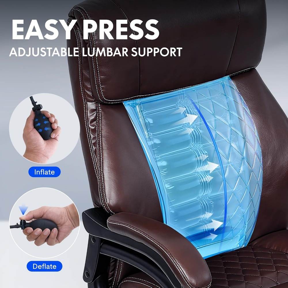 High-Capacity Office Chair for - Leather Work Is review and price