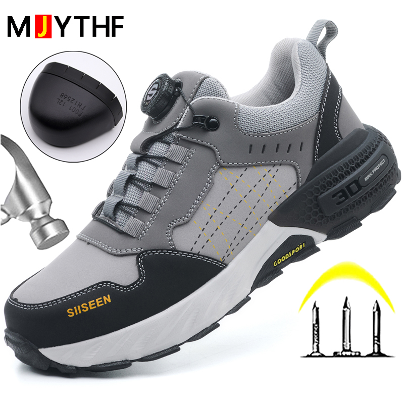 Black Leather Safety Shoes Sec - Leather Work Fabric review and price