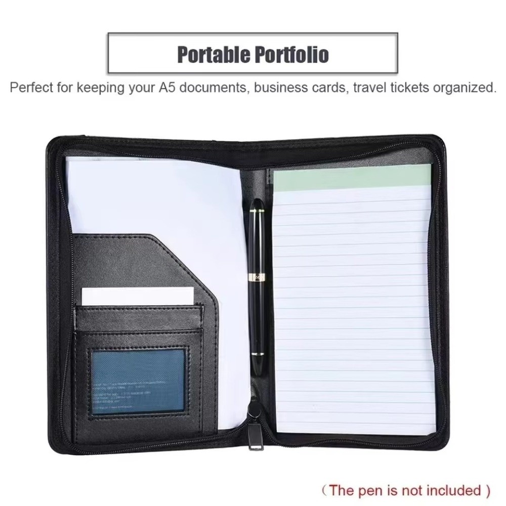 Portable A5 Business Portfolio - Leather Work Folder review and price