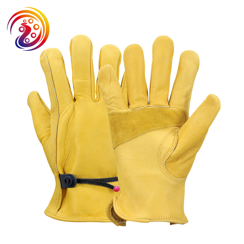 Work Gloves Cowhide Leather Fa - Leather Work Factory review and price