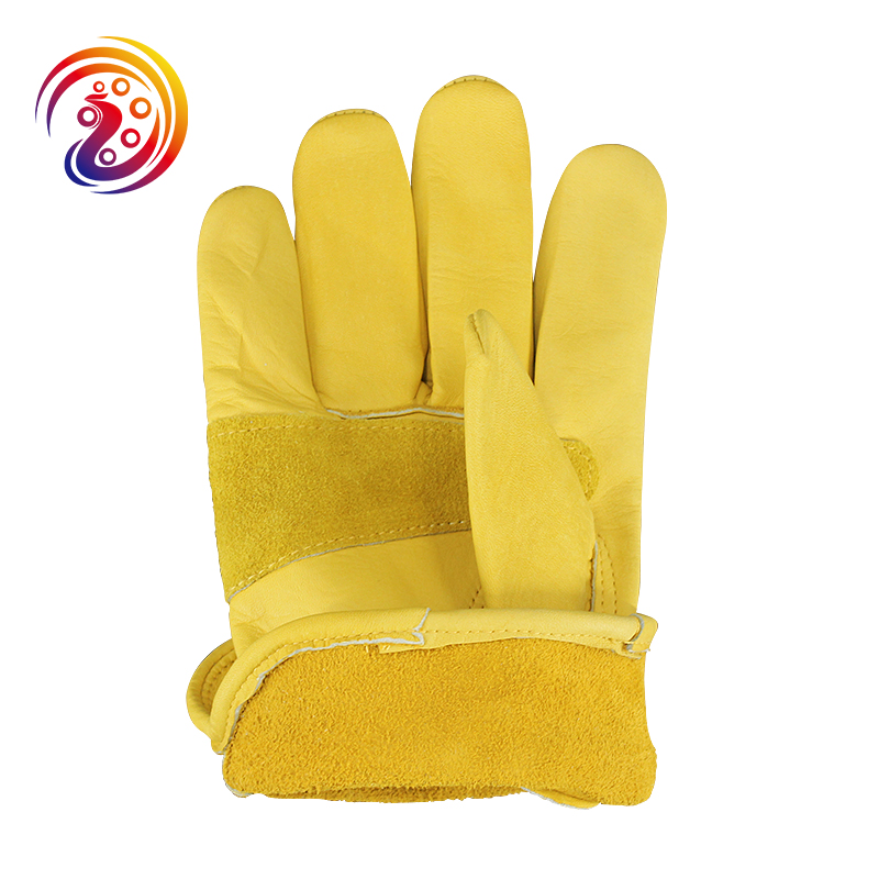 Work Gloves Cowhide Leather Fa - Leather Work Factory review and price