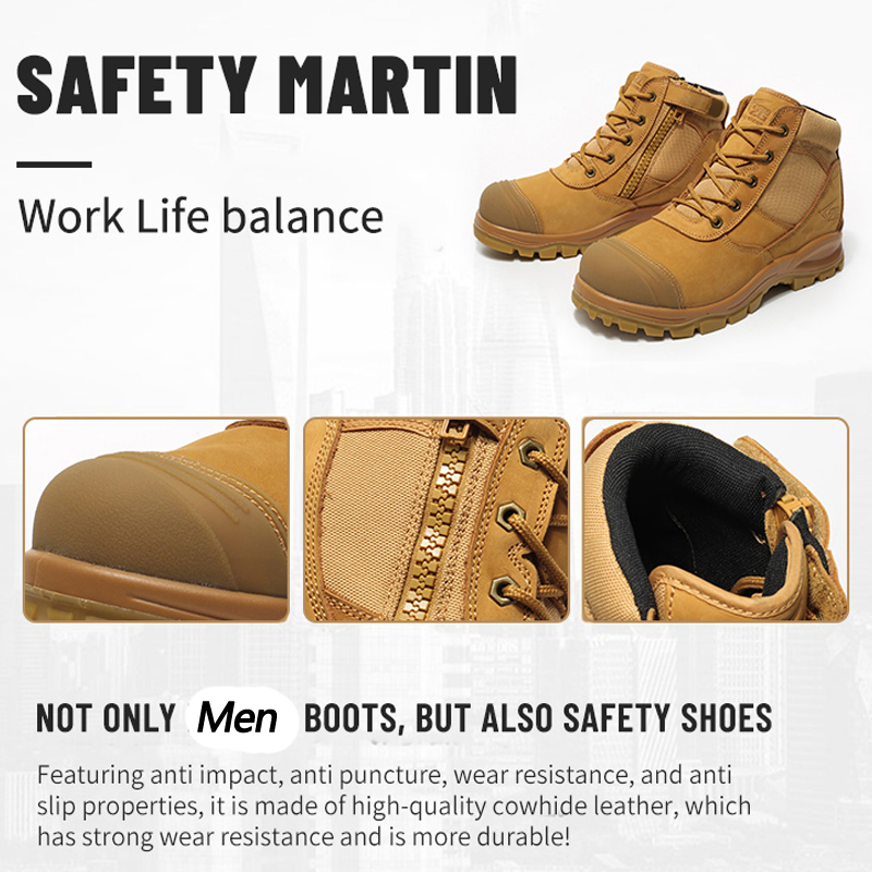 Genuine Leather Men's Boots Sa - Leather Work Fabric review and price