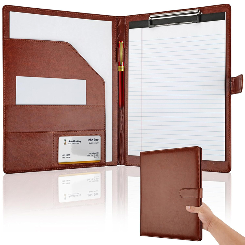 Multifunctional A4 Leather Con - Leather Work Folder review and price