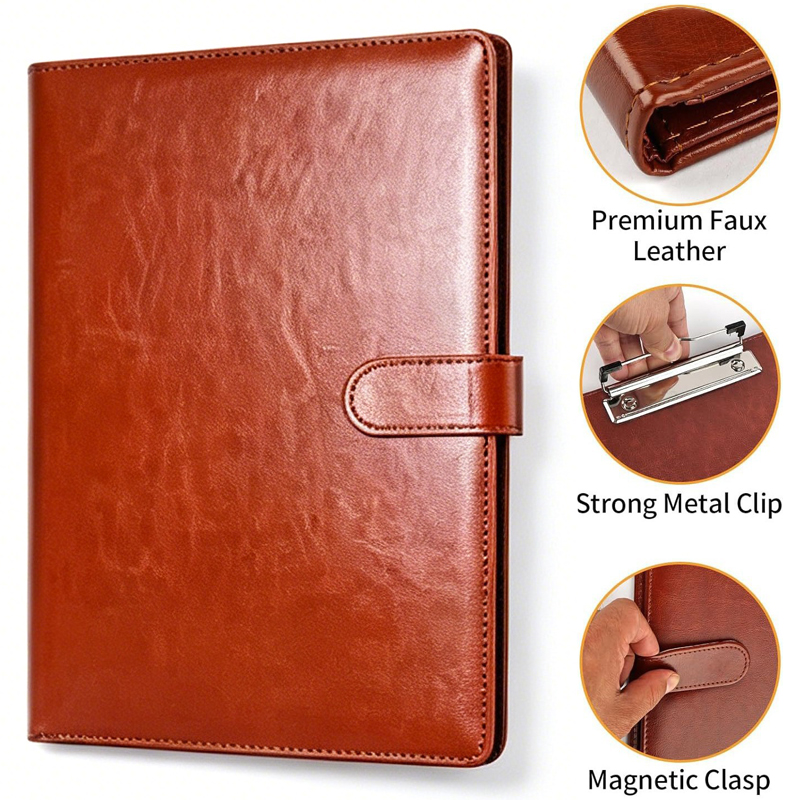 Multifunctional A4 Leather Con - Leather Work Folder review and price